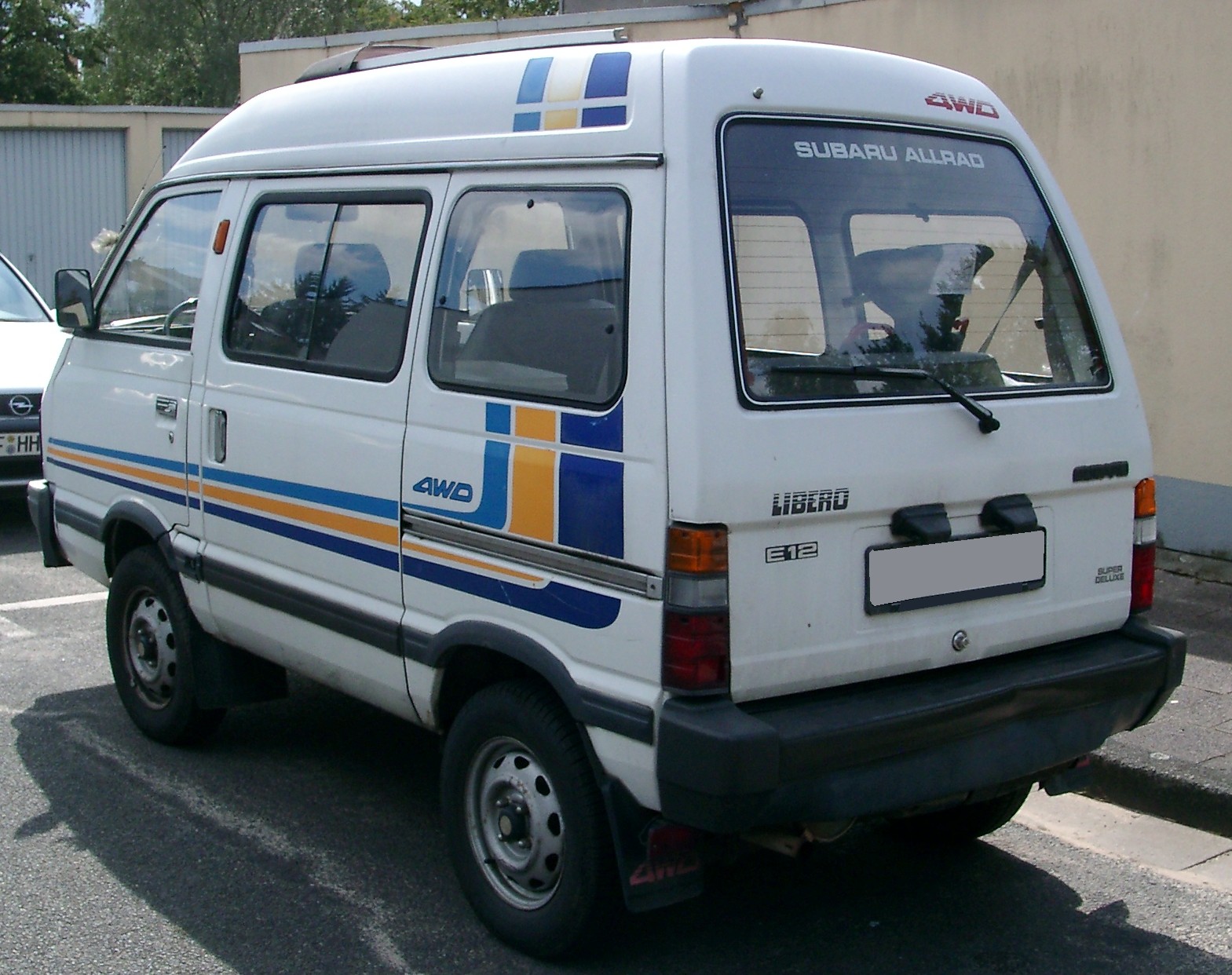 Subaru Libero Bus (E10,E12) 1.2i (54 Hp)